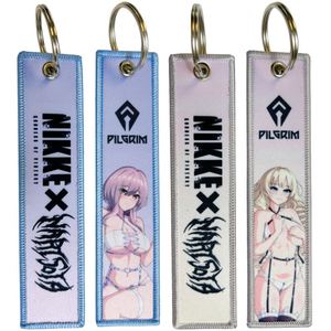 Wholesale Cute Anime Cartoon Luxury <b>Custom</b> Printing Keytag Jet Tag Sublimation <b>Keychain</b> - Product Image 2