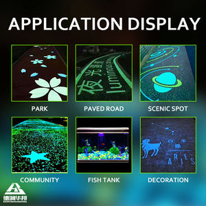 暗闇で光る環境に優しい無毒の小石、植木鉢や花瓶の詰め物、プールやスパの周囲に使える発光石 - Product Image 4