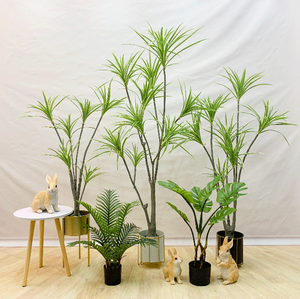 Árbol decorativo Artificial de plástico de madera milenaria de estilo nórdico de alta calidad, planta verde para sala de estar interior - Product Image 3