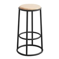Nouveaux tabourets de bar en métal de style chinois surélevés pour comptoir de téléphone, salle de jeux, caisse, café et salon de thé