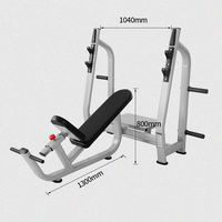 Banc de musculation multifonctionnel de qualité commerciale, structure en acier robuste, unisexe, pour usage hôtelier