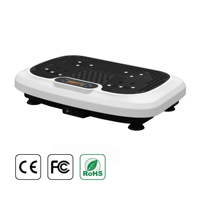 Plataforma Vibratoria con Certificación CE FCC de 200W, Bandas de Resistencia LED Antideslizantes para Uso Doméstico, Adelgazamiento Corporal, Venta al Por Mayor OEM