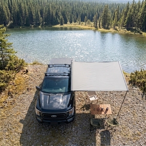 <span class=keywords><strong>Toldo</strong></span> Lateral Semiautomático Retráctil de 2x2.5m para SUV, Camioneta 4x4, Impermeable, con Protección UV50+, Tela Oxford 210D, Instalación Instantánea, para Camping - Product Image 2