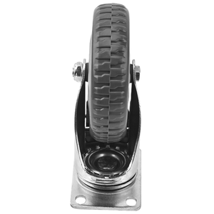 <span class=keywords><strong>Roue</strong></span> mobile à <span class=keywords><strong>axe</strong></span> unique de 5 pouces moyenne, <span class=keywords><strong>roue</strong></span> universelle grise anti-enroulement avec frein - Product Image 2