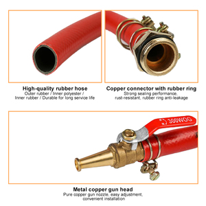 Enrouleur de tuyau d'incendie, système d'extinction d'incendie, matériau PVC vierge pour les incendies de classe A et B - Product Image 6