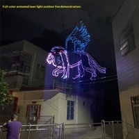 Lumière laser professionnelle RVB, ambiance romantique, pleine couleur, contrôle du son, décoration de mariage, effet d'éclairage de fond de scène