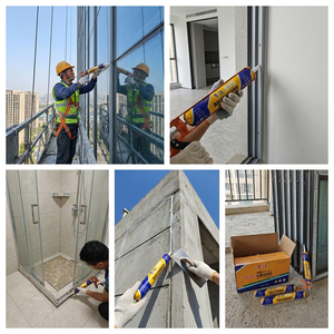 Sigillante Siliconico Neutro Multiuso in Confezione Sausage <span class=keywords><strong>per</strong></span> Porte in Vetro, <span class=keywords><strong>Finestre</strong></span> e Uso Edile - Product Image 1