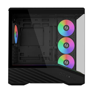 Nouveauté <span class=keywords><strong>LIAN</strong></span> <span class=keywords><strong>LI</strong></span> V100 MINI Boîtier de PC de jeu Micro ATX noir comprenant 5 ventilateurs, compatible avec les cartes mères M-ATX/Mini-ITX - Product Image 2