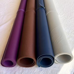 Tapis de jeu réversible en cuir vé<span class=keywords><strong>g</strong></span>étalien 33x33 pouces, résistant aux rayures, bords cousus, pour Mahjong, Dominos et jeux de société - Product Image 3