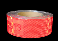 Ruban rétro-réfléchissant SASO 2913 pour véhicules, matériau PVC/Nylon/PET