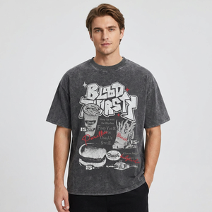 Wholesale Price Printed Tee <b>Shirts</b> O-Neck Men's Streetwear T-<b>Shirt</b> Regular Fit Eco-Friendly Breathable Cotton <b>Half</b> Sleeves <b>Shirt</b> - Product Image 1