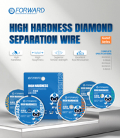Fil de séparation diamanté haute dureté FORWARD 0,025-0,06 mm pour écran LCD, idéal pour la réparation d'écrans de téléphones mobiles incurvés et droits