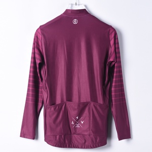 Maglia da <span class=keywords><strong>ciclismo</strong></span> termica in pile personalizzata del produttore <span class=keywords><strong>abbigliamento</strong></span> da <span class=keywords><strong>ciclismo</strong></span> <span class=keywords><strong>invernale</strong></span> a maniche lunghe con tasche - Product Image 4