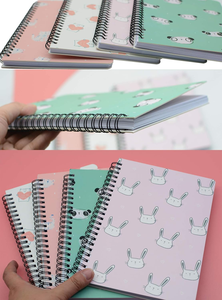 Cuadernos en espiral de 8,26x5,9 pulgadas, diario, planificador de tapa dura, 160 páginas, cuaderno forrado, útiles escolares de oficina para estudiantes, estilo <span class=keywords><strong>4</strong></span> - Product Image 5