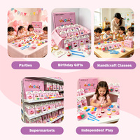 Kit de Arcilla para Modelar de Secado al Aire, 12 Colores, para Repostería, Manualidades, Regalo de Cumpleaños para Niños