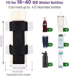 Accesorios para Botellas de Agua de 40 oz, Soporte Grande para Bebidas, Compatible con Bolsas Ajustables, Portavasos para Stanley - Product Image 6