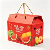Duurzame, recyclebare, op maat gemaakte groothandelsverpakkingen van papier met gratis ontwerp voor fruit (banaan, kiwi, kers), groenten en geschenken.