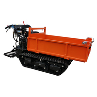 Mini-dumper sur chenilles KONSTANT à flanc de pente élevé, tout-terrain, hydraulique intégral, auto-chargeur, mini-chargeuse pour usage domestique