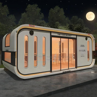 Cabine préfabriquée de pomme portative mobile de bureau de conteneur modulaire de 20 pieds adaptée aux familles d'accueil, aux résidences d'hôtel, etc.