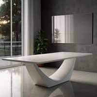 Table de conférence ovale pliable de luxe pour salle de réunion, petite, modulaire, avec écran tactile, prise moderne et ensemble de chaises