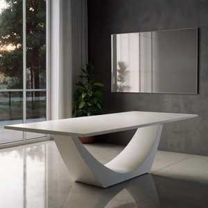 Mô-đun nhỏ màn hình cảm ứng sang trọng họp văn phòng gấp hình bầu dục hội nghị bảng ổ cắm hiện đại và ghế thiết lập - Product Image 3