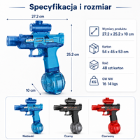Pistolet à eau rechargeable pour enfants, jouet électrique à eau pour piscine, jardin, été en Pologne, vente en gros