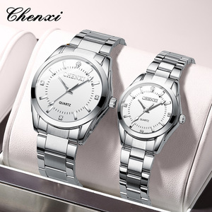 Chenxi Women's Quartz <b>Watch</b> Stainless Steel Band Pink Dial Waterproof Analog Wristwatch For Ladies - Product Image 2