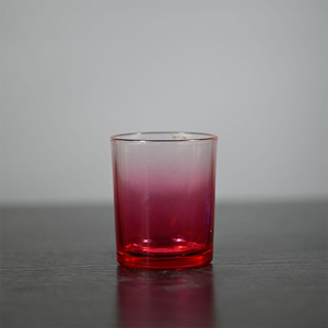 <span class=keywords><strong>Bougeoir</strong></span> de luxe en verre ambré givré mat et transparent avec couvercles en <span class=keywords><strong>bois</strong></span> pour la fabrication de bougies - Product Image 2