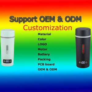 2024 Mini Portable Intelligent Heating Coffee Drink Cup Eco-Friendly 12V 24V Truck Compatible Cordless Keep Warm Car Automatic S - Product Image 5