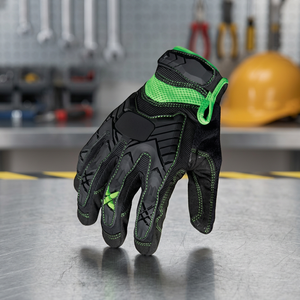 Gants jetables noirs en nylon texturé épais 6 mil, anti-choc, sans poudre, robustes, pour salon de beauté - Product Image 6