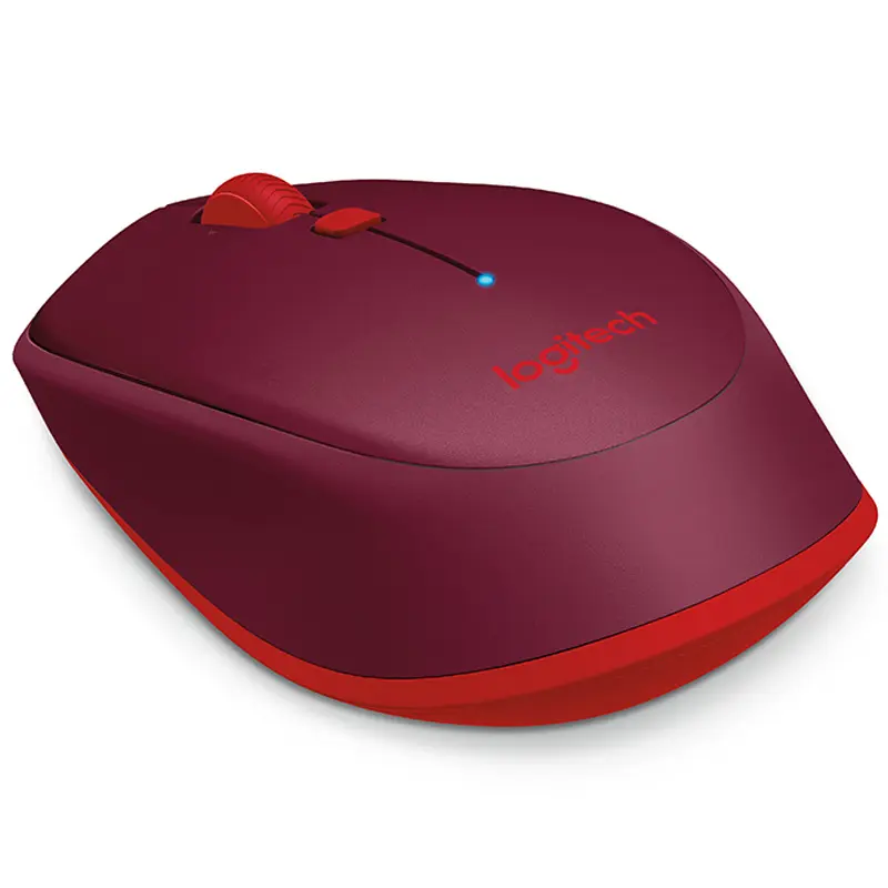 Logitech M337 Senza Fili Ufficio Simmetrico Mouse Grigio/Blu/Rosso/Nero