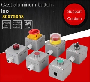 Boîte à boutons en métal fonte d'aluminium lutte contre l'incendie ascenseur couvercle d'arrêt d'urgence boîte de commande d'interrupteur extérieur - Product Image 3
