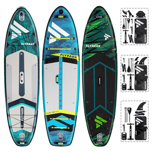 แผ่นกระดานยืนพายแบบเป่าลม SUP ขนาด 11'6"*32"*6" สำหรับขายส่ง พร้อมบริการเชื่อมตะเข็บด้วยความร้อน - Product Image 4