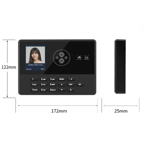 Thời gian ghi âm T900 Nhận dạng khuôn mặt thời gian tham dự máy sinh trắc học đồng hồ con trỏ ghi cho tham dự theo dõi - Product Image 4