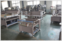 Main de table portable 4 couleurs 4 stations t-shirt textile manuelle rotative machine d'impression sérigraphique kit