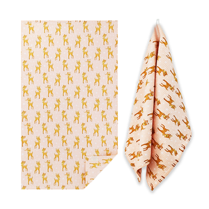 Serviette de cuisine en microfibre à motif gaufré avec logo personnalisé, super absorbante, douce, séchage rapide, écologique - Product Image 1