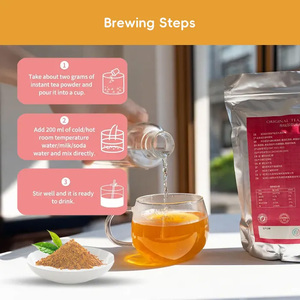 Base soluble en polvo de té de ciruela roja Osmanthus instantánea para recetas de bebidas de café de té de burbujas - Product Image 3