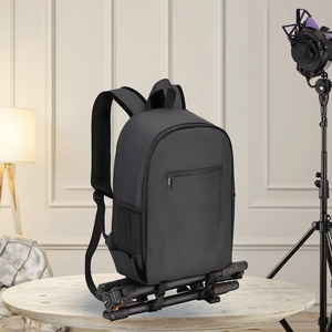 Casual Photography Camera Bag Outdoor Tripod Holder Waterproof Wear-Resistant Fashion DSLR <b>Backpack</b> <b>Laptop</b> Camera <b>Backpack</b> - Product Image 1