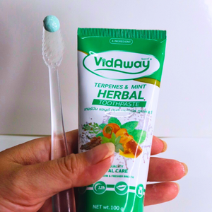 Dentifrice naturel 100 grammes, terpènes et menthe, soutien à base de plantes, nettoyage des dents et des gencives plus saines, sourire plus confiant tous les jours - Product Image 1