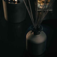 Diffuseur de parfum en rotin pour la maison, flacon en verre noir, longue durée, vente chaude, pour décoration intérieure