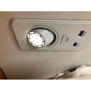 Éclairage professionnel réglable LED lampe de lecture 2 chargeurs USB chevet rotatif pour bateau marin Yacht <span class=keywords><strong>Rail</strong></span> voiture sommeil usage domestique - Product Image 6