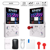 Consola de Juegos Retro Portátil Wholesale Free Time XF40V, Pantalla de 4.0 Pulgadas, Emulador de Juegos de Acción y Aventura en 3D de Código Abierto, 128 GB, 4000 mAh