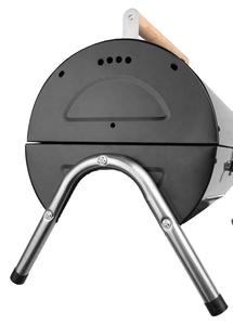 เตาย่างบาร์บีคิวขนาดเล็กแบบพกพากลางแจ้งอุปกรณ์ทำสวนเหล็กทันสมัยพร้อมอุปกรณ์ป้องกันไฟ - Product Image 3