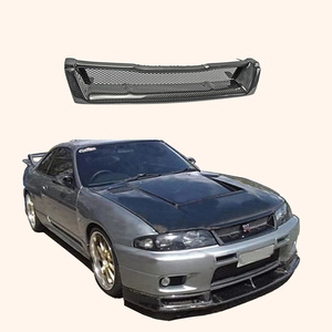 スタイリッシュな日産スカイラインR33フロントグリルオプションで