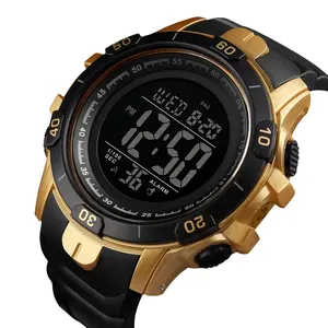 SKMEI 1475 Men's Watches LED Digital Men Wrist Watch Black Alarm 50m Waterproof Sport For Men Relogio Masculino