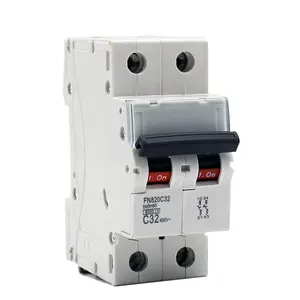 Wenzhou MCB Manufacturer 2 Pole Din Rail 6 10 16 20 25 32 40 50 63 Amps Miniature Circuit Breaker MCB