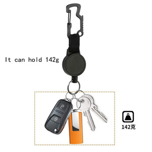 2025 Heavy-duty có thể thu vào tên người giữ huy hiệu với Key Reel PVC & kim loại Phụ Kiện Thẻ & dây buộc chủ - Product Image 3