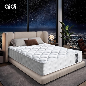 Colchón de cama doble de grado de protección contra incendios para Hotel, espuma viscoelástica para dormir mejorada con masaje, bobina de resorte enrollable en caja plegable - Product Image 1