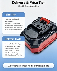 Batterie de remplacement 18V BL1860B en forme de prisme 4Ah 72W à semi-conducteurs pour perceuse sans fil, 500 cycles, en stock - Product Image 5