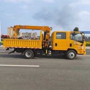 Grue télescopique professionnelle FAW à double cabine montée sur camion, 3 tonnes, 4 tonnes, pour services sur chantier - Product Image 3